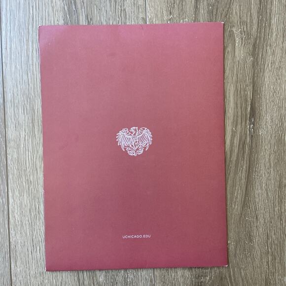 University of Chicago 2 Pocket Folders Lot 9 Maroon Grey Blue Seal - Picture 16 of 16